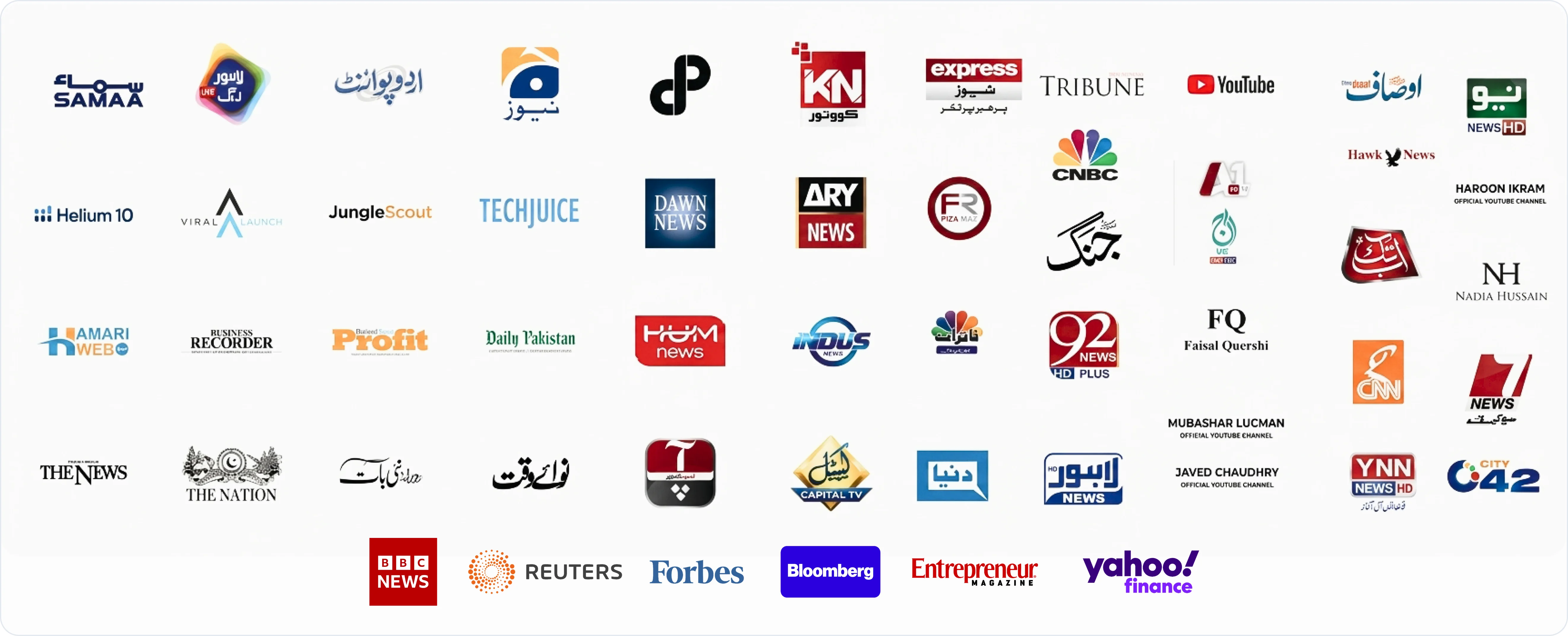 Television, print and digital media organizations featuring Enablers